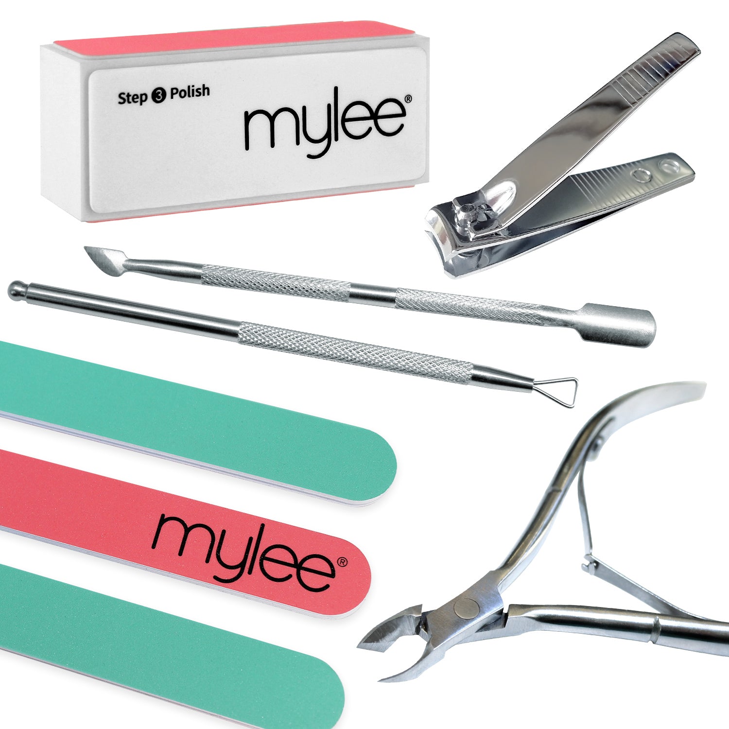 Mylee Nagelschneider Aus Kohlenstoffstahl – Professionell Für Maniküre, Gel-Nägel, Reisefreundlich, Präzise Klingen