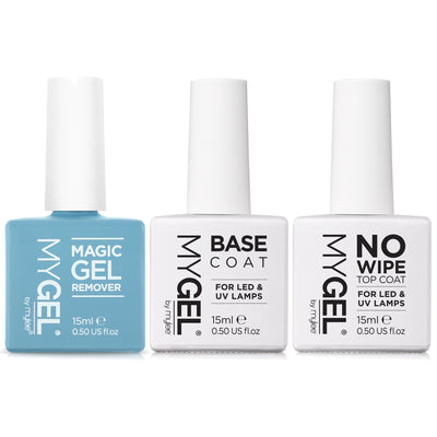 The Legends Trio - Magic Gel Remover, Top & Base Coat