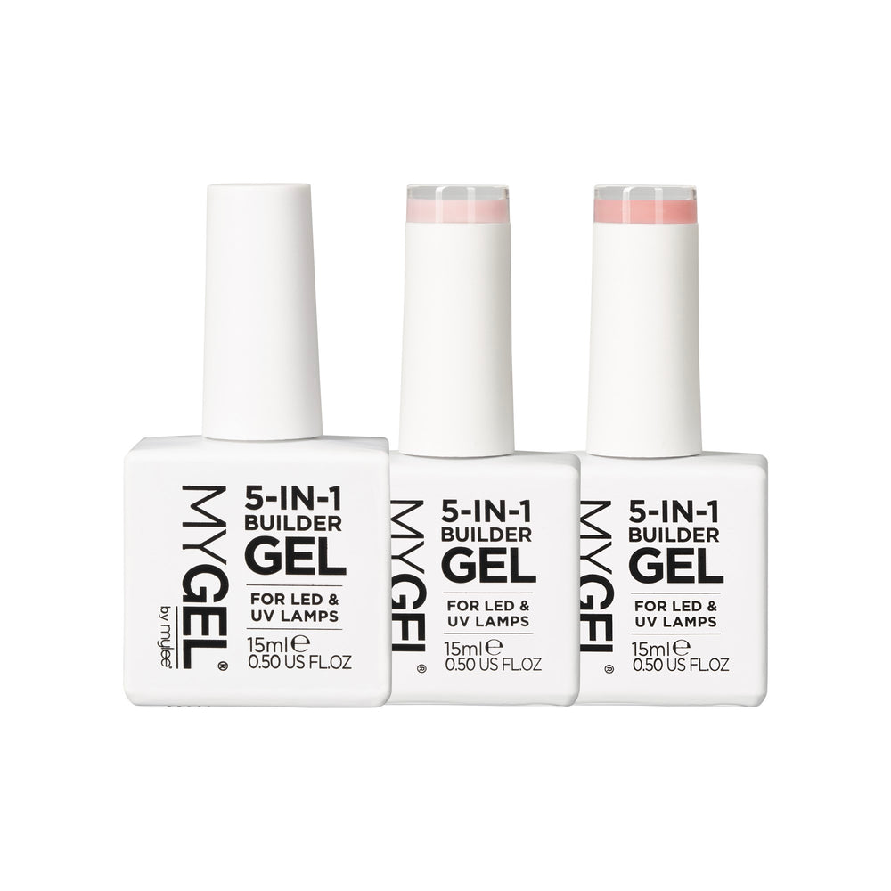 Stärkendes 5-in-1 Builder Gel Trio - 3x15ml - Just Peachy